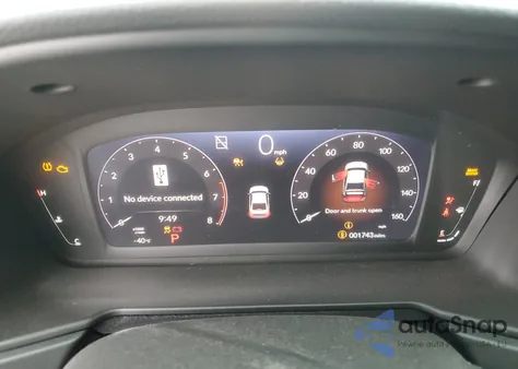 2025 Honda Accord Se z USA, uszkodzony, nr VIN 1HGCY1F47SA017723